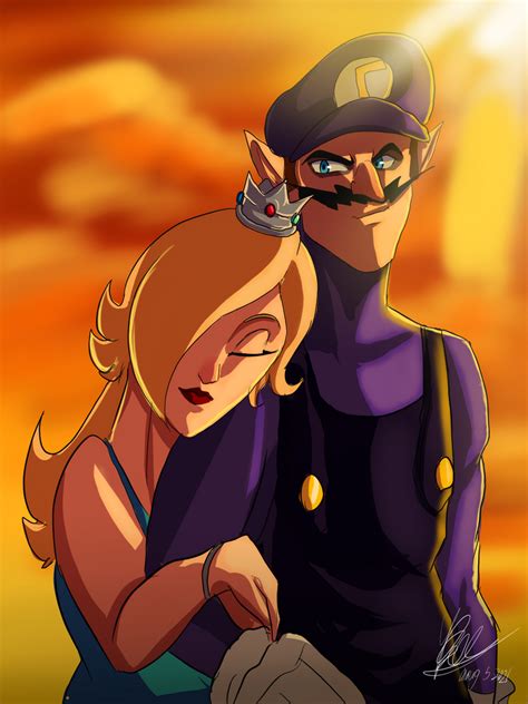 Waluigi X Rosalina By Superbosa On Deviantart