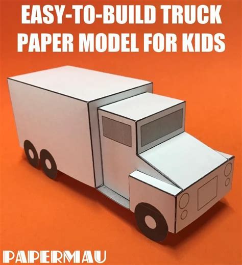 Easy To Build Truck Paper Toy Download Now