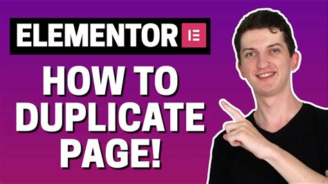 How To Duplicate Page In Elementor Youtube