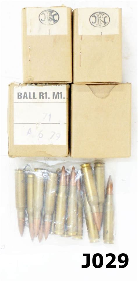 082a J029 7 62mm Ball Ammunition Manufactured By Fabriq National X 94 Classic Arms