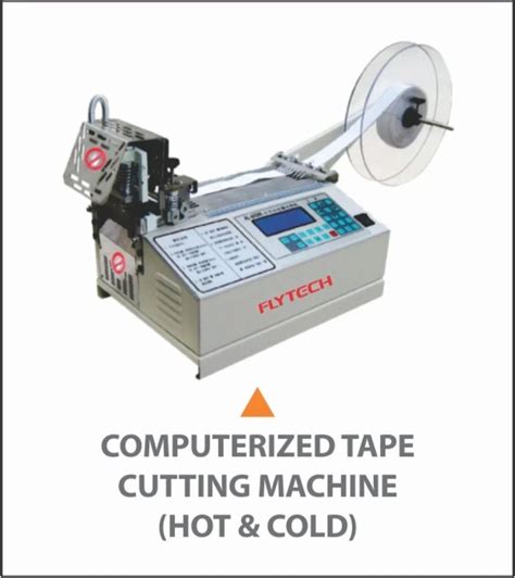 140 Mm Width Computerized Nylon Tape Velcro Cutting Machine Hot