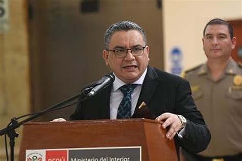 Ministro Del Interior Juan José Santiváñez “generales Que No Trabajan