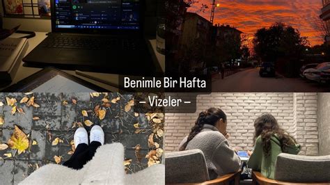 Bir İktisat Öğrencisinin Vize Haftası Benimle bir hafta YouTube