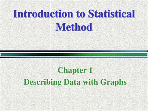 Ppt Introduction To Statistical Method Powerpoint Presentation Free Download Id9295981