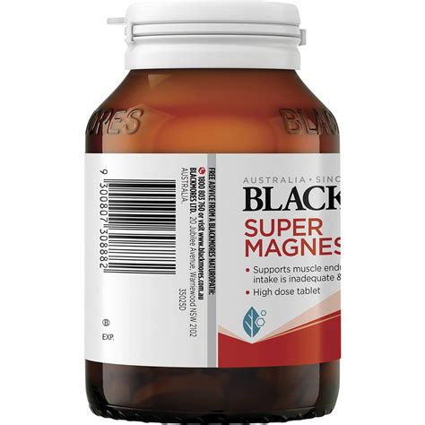 Blackmores Super Magnesium 100pk Woolworths