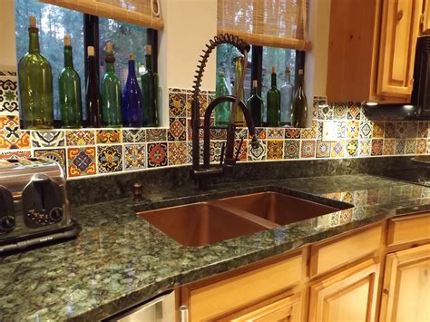 Dusty Coyote Mexican Tile Kitchen Backsplash Diy