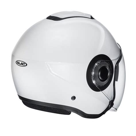 Kask Hjc I N Solid Semi Flat Pearl White L Motoland