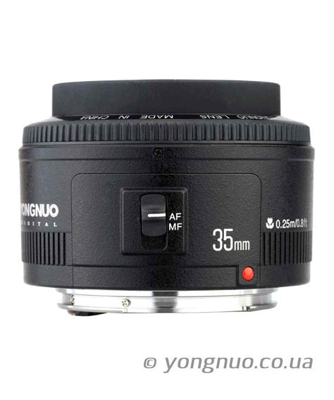 Купить Yongnuo YN 35mm f/2.0 для Canon – объектив по лучшей цене в ...