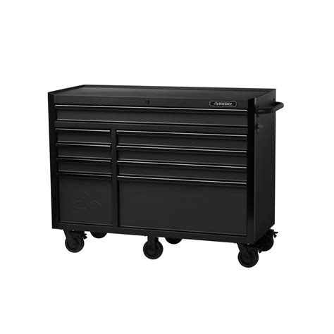 Husky 52 In 9 Drawer Industrial Roller Cabinet Tool Chest In Textured