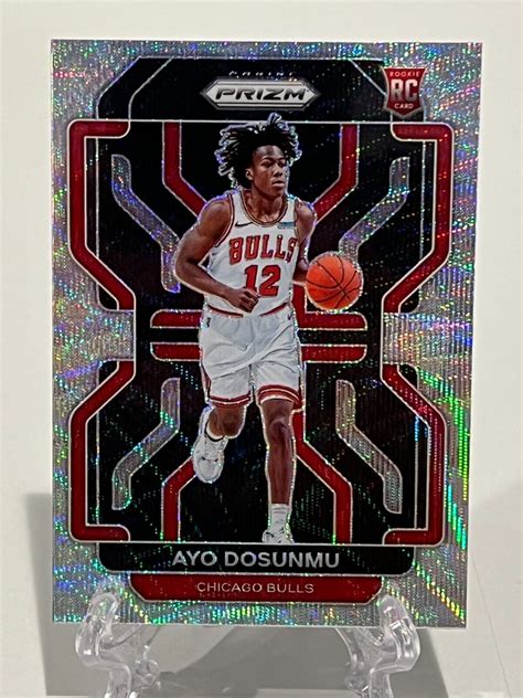 Panini Prizm Ayo Dosunmu Rc Rookie Silver Wave Ebay