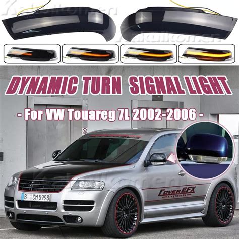 Led Dynamic Turn Signal Light For Volkswagen Vw Touareg L