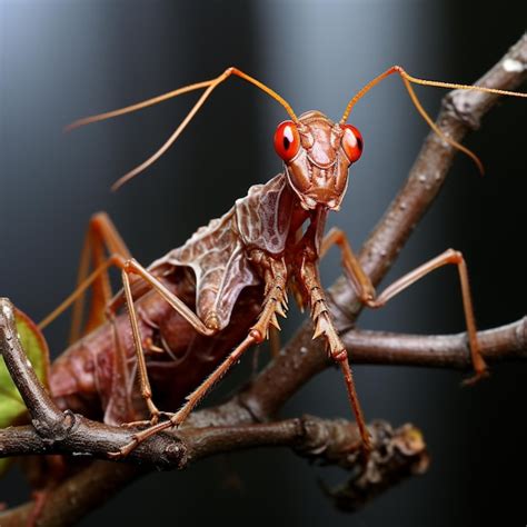 Premium AI Image | The Art of Camouflage Macro Photo of a Stick Insect ...