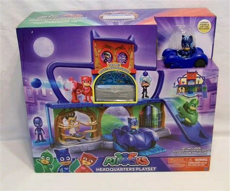 Pj Masks Headquarters Playset With Catboy And Catcar 2021916040