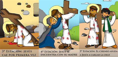 Comparto Con Ustedes Estos Lindo Dibujitos Para Trabajar El V A Crucis