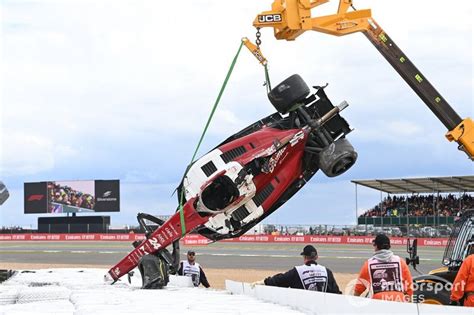 Gallery Zhou Guanyu S British F Gp Crash In Photos