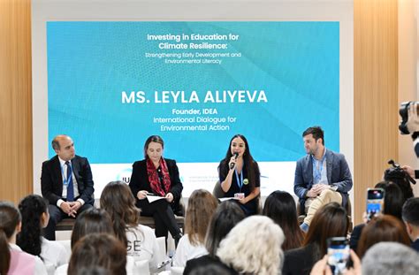 Heydar Aliyev Foundation VP Leyla Aliyeva Participates In Discussions