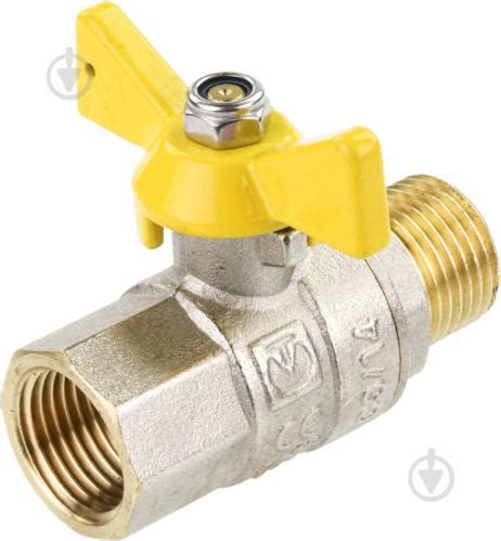 ᐉ Кран кульовий Valtec газовий VELGAS вн-нр 1/2" метел • Краща ціна в ...