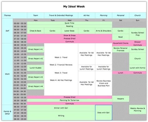 How To Better Control Your Time By Designing Your Ideal Week