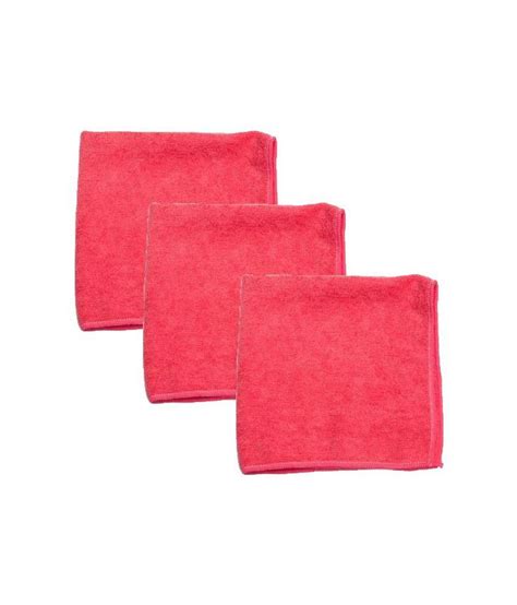 My Cleaning Store Red Microfiber Cloth Set Of 3 Buy My Cleaning