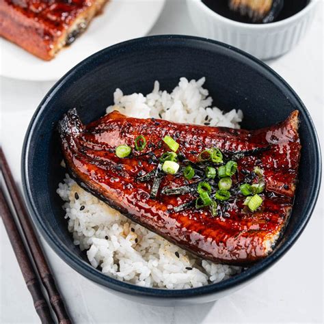 Unagi Sushi Eel Sushi Savory Sweet Spoon
