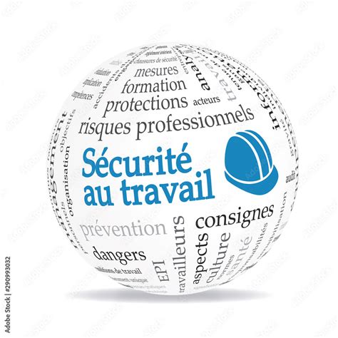 Logo sécurité au travail Stock Vector Adobe Stock