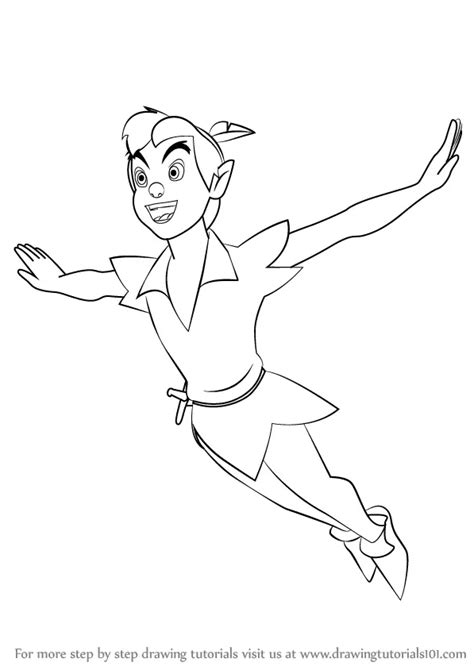 Learn How to Draw Peter Pan from Peter Pan (Peter Pan) Step by Step ...