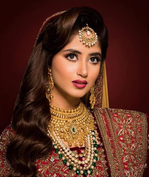 Latest Beautiful Bridal Shoot Of Sajal Ali Style Pk