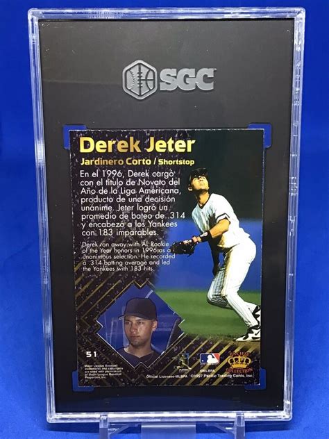 Pacific Prism Derek Jeter Rookie Rc Sgc Ebay