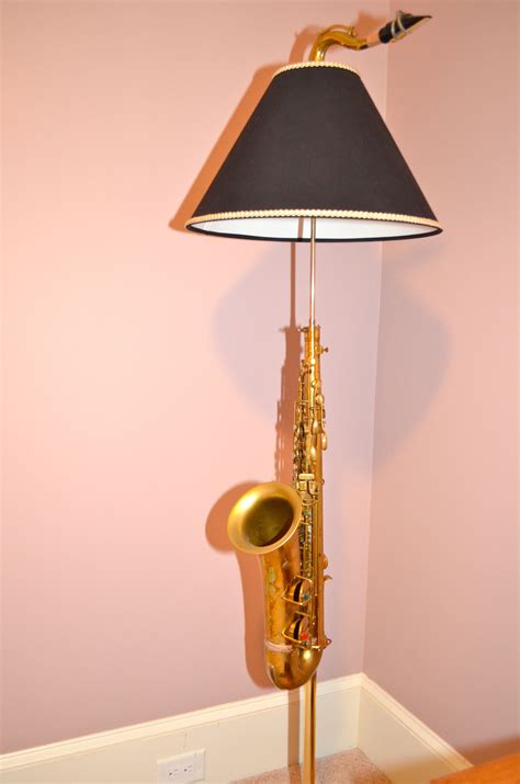 Saxophone Lamp Music Room Decor
