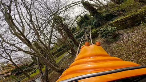 Rasender Tausendf Ler K Fps Front Seat On Ride Pov Tripsdrill