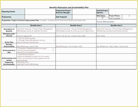 Continuous Improvement Plan Template