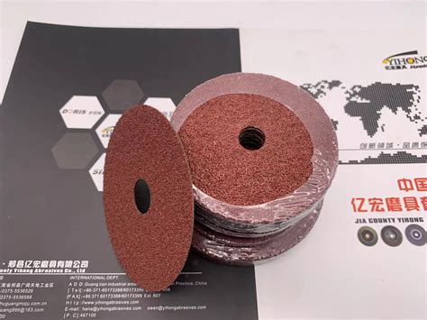 Yihong Aluminum Oxide Resin Fiber Disc Sanding Disc For Metal Stainless