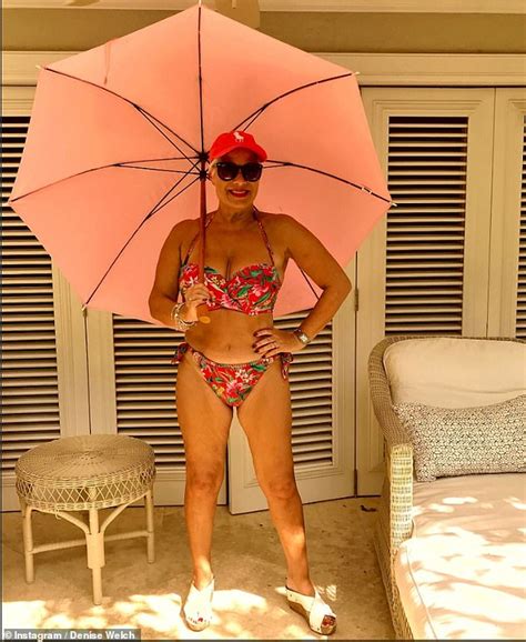 Denise Welch Looks Incredible In A Red Bikini From Her Recent | Hot Sex Picture