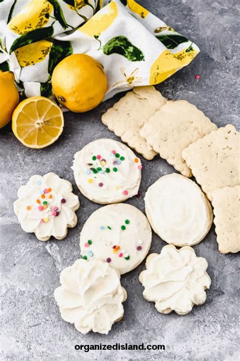 Sour Cream Lemon Cookies Organized Island