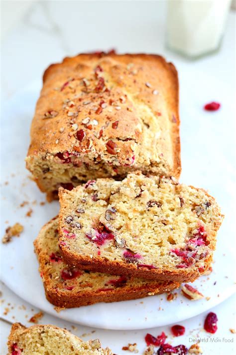 Gluten-Free Cranberry Nut Bread | Delightful Mom Food