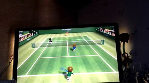 Wii Sport Tennis 1vs1 Youtube