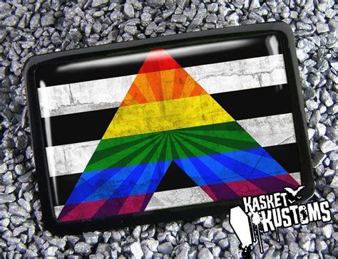 LGBT Belt Buckle Straight Ally Gay Pride Flag Handmade Etsy