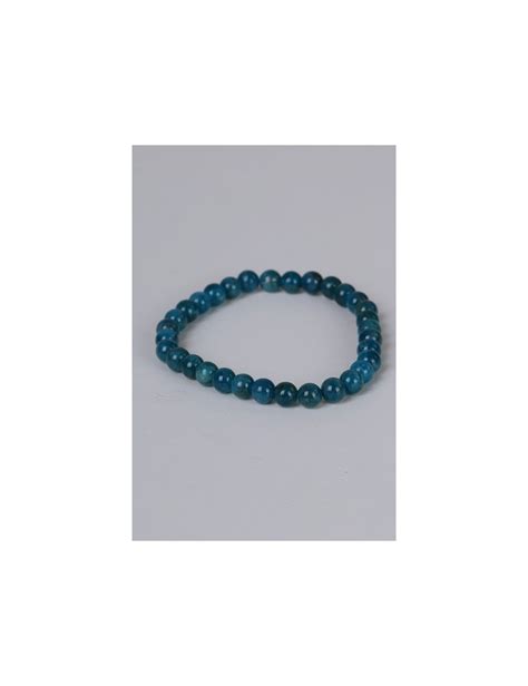 Bracelet Pierre Min Rale Apatite Bleue