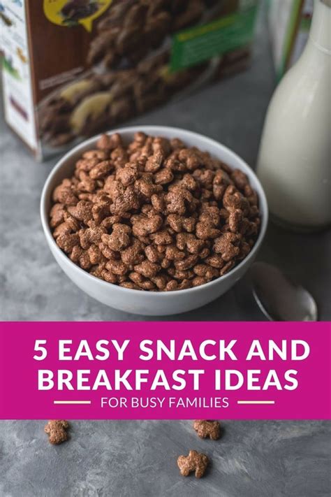 Easy And Quick Breakfast Snack Ideas For Busy Families Healthy Afternoon Snacks Afternoon