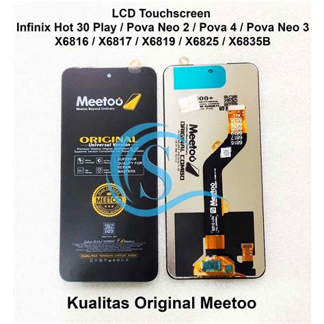 Jual LCD Touchscreen Infinix Hot 30 Play Pova Neo 2 Pova 4 Pova Neo 3 X6816 X6817