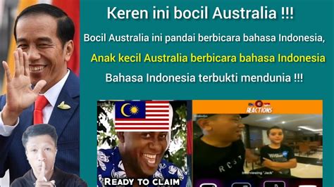 Reaksi Orang Malaysia Melihat Bocil Australia Fasih Berbahasa Indonesia