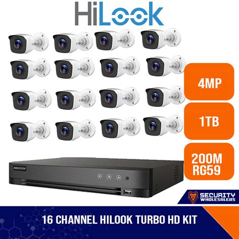 Hilook By Hikvision 16ch Turbo Hd Kit 4mp Hd 16ch Dvr 16 X Hd 4mp