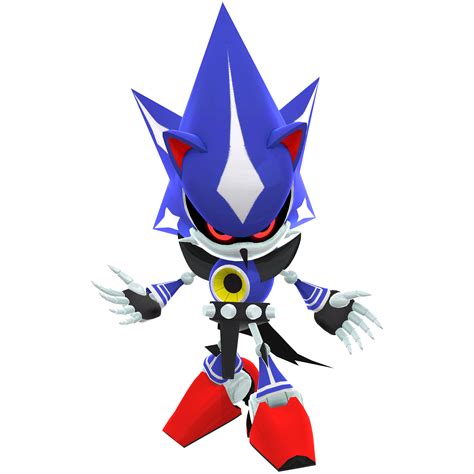 Classic Neo Metal Sonic Generations Style Render By Joetestrikesback