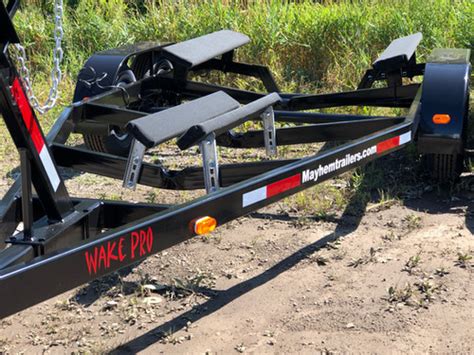 19 28 10500lb Steel Wake Boat Trailer Mayhem Trailers