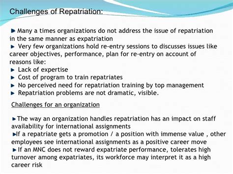 ️ Repatriation process human resource management. Protect Your Expat Investment with Effective ...