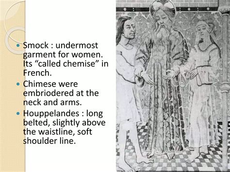 15th Century Womens Costume Ppt