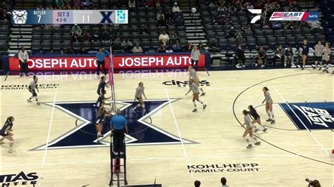 Highlights Volleyball Vs Butler Youtube