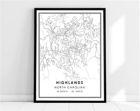 Highlands Nc Main Street Etsy