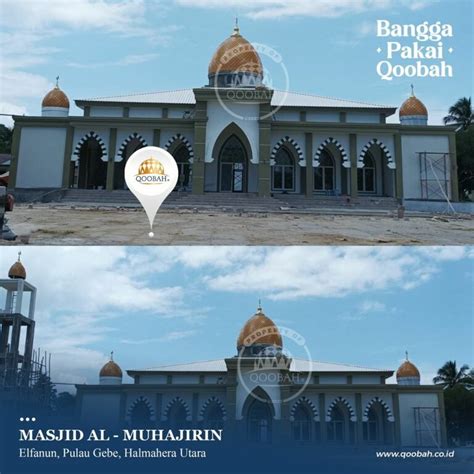 Jual Kubah Masjid Halmahera Spesialis Enamel Dan Galvalum