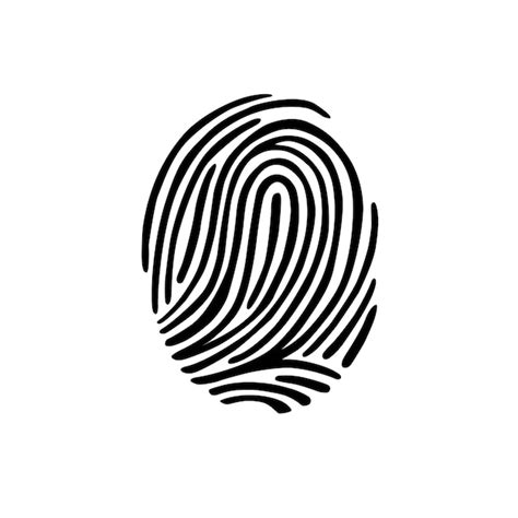 Premium Vector Thumb Print Fingerprint Vector Illustration